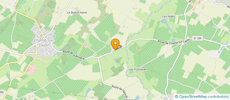 localisation de l'entreprise SCI VINILOIRE IMMOBILIER  BELLEVIGNE-EN-LAYON