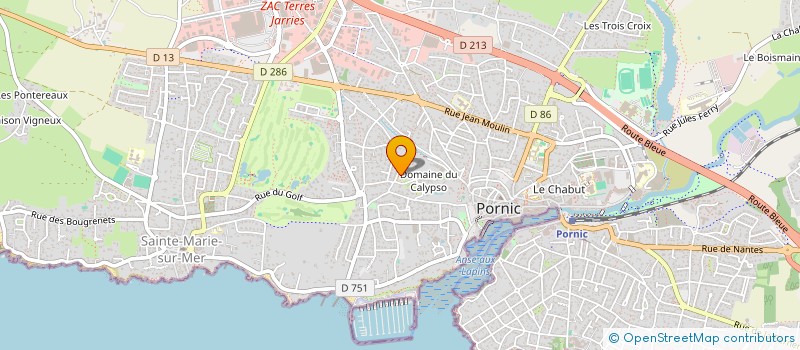 localisation de l'entreprise SCI VINIMA  PORNIC