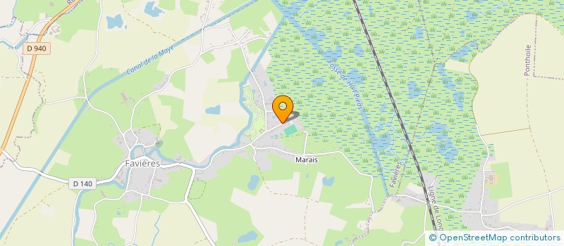 localisation de l'entreprise SCI VINIPHERA  FAVIERES