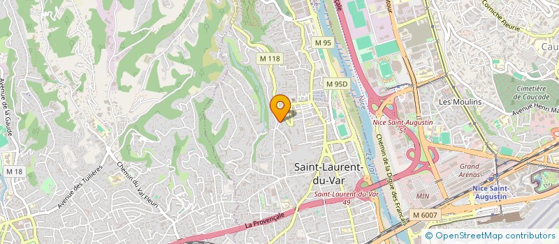 localisation de l'entreprise SCI VINISA à SAINT-LAURENT-DU-VAR