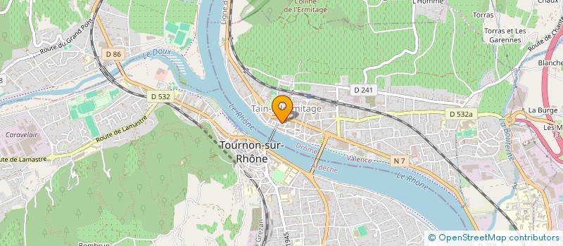 localisation de l'entreprise SCI VINKO  TAIN-L'HERMITAGE