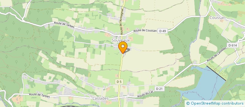 localisation de l'entreprise SCI VINMY  SOUYEAUX