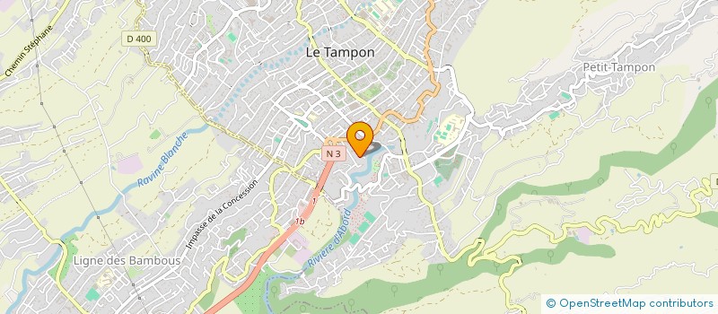 localisation de l'entreprise SCI VINO à LE TAMPON