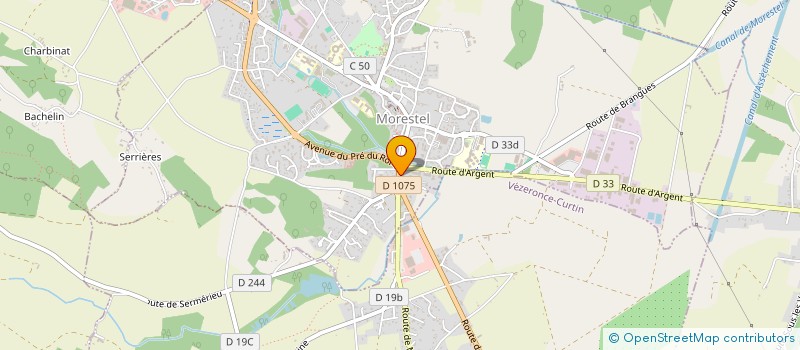 localisation de l'entreprise SCI VINO LOCATE  MORESTEL