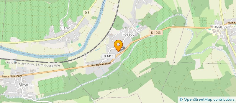 localisation de l'entreprise SCI VINOLIA  FOSSOY