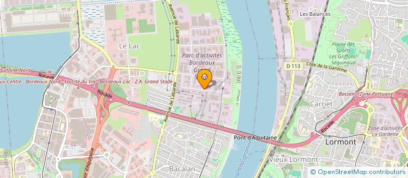 localisation de l'entreprise SCI VINS ET CHATEAUX  BORDEAUX