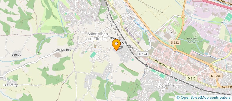 localisation de l'entreprise SCI VINSI  SAINT-ALBAN-DE-ROCHE