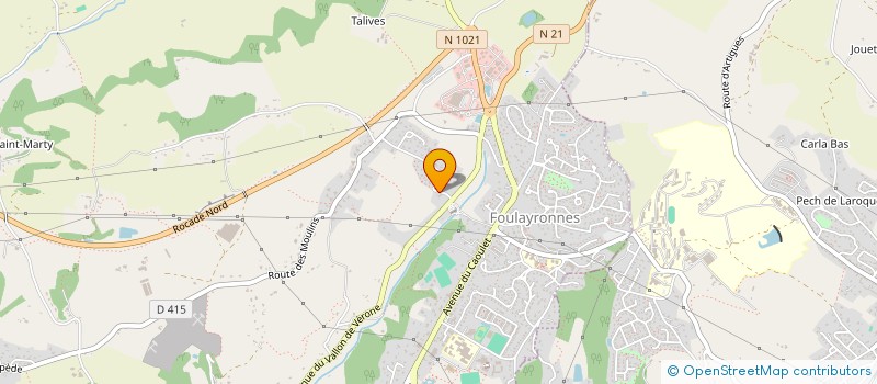 localisation de l'entreprise SCI VINSI à FOULAYRONNES