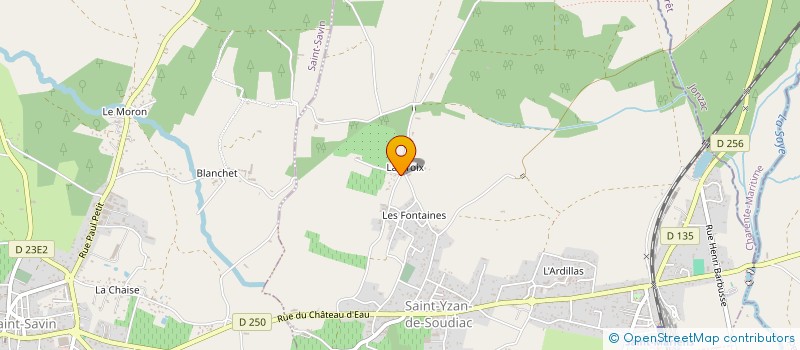 localisation de l'entreprise SCI VINSONNEAU-JAUBERT  SAINT-YZAN-DE-SOUDIAC