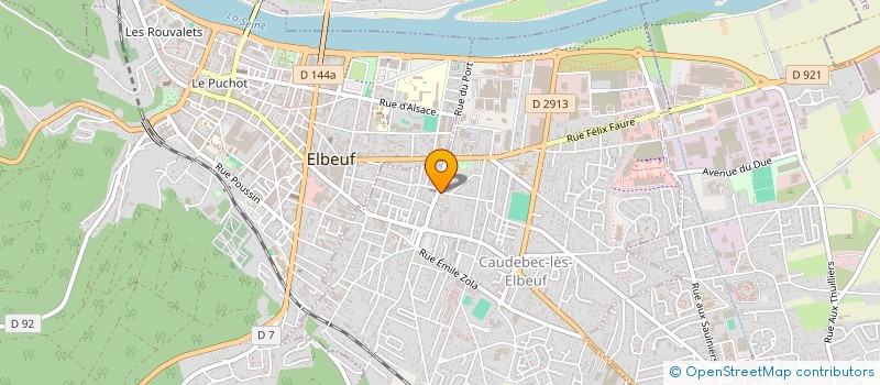 localisation de l'entreprise SCI VINSSY  CAUDEBEC-LES-ELBEUF