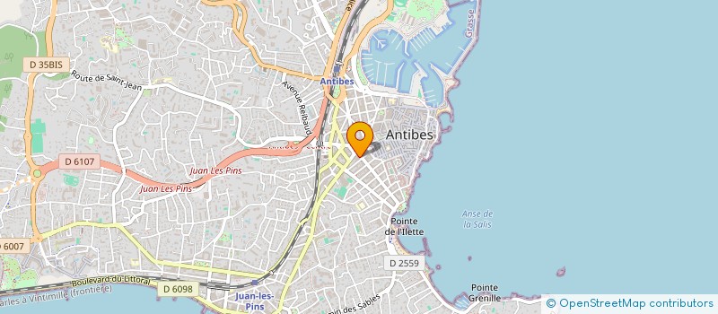 localisation de l'entreprise SCI VINTAGE à ANTIBES