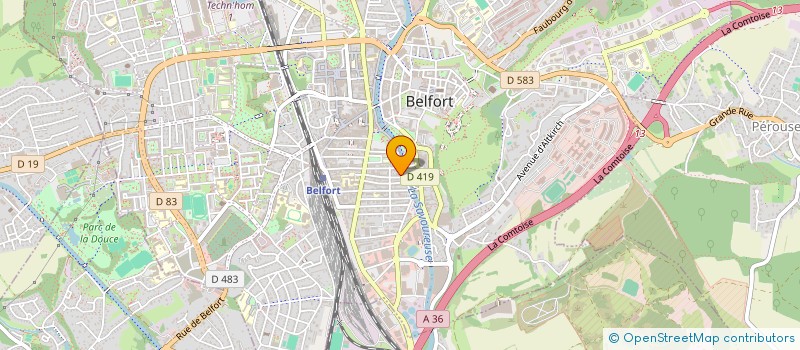 localisation de l'entreprise SCI VINTETROY à BELFORT
