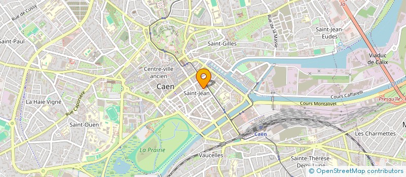localisation de l'entreprise SCI VINVAL à CAEN