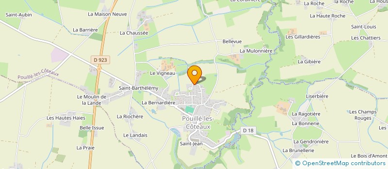 localisation de l'entreprise SCI VINWIL  POUILLE-LES-COTEAUX