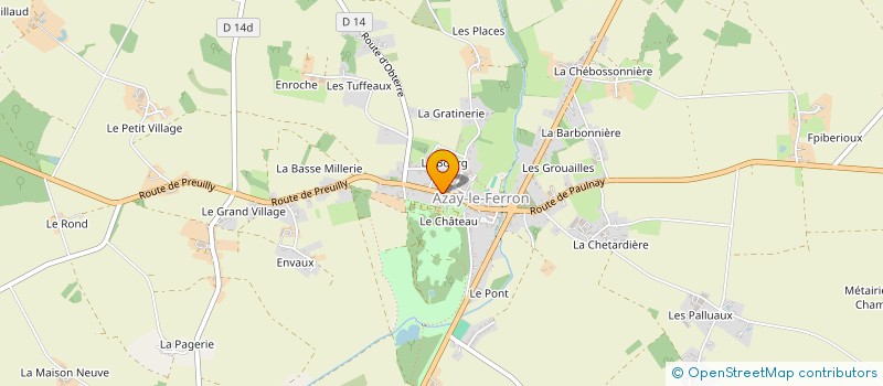 localisation de l'entreprise SCI VINXAV à AZAY-LE-FERRON