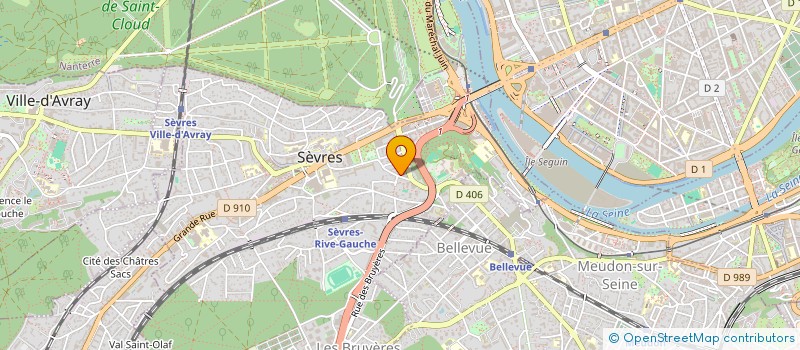 localisation de l'entreprise SCI VIO ET FANFAN PARIS 16 à SEVRES