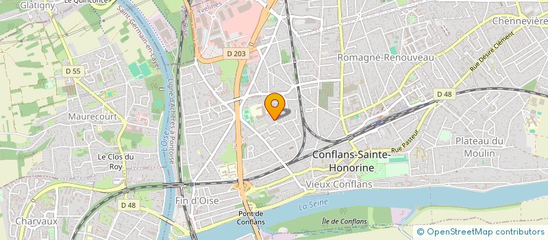 localisation de l'entreprise SCI VIODE INVEST  CONFLANS-SAINTE-HONORINE