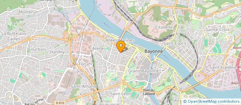 localisation de l'entreprise SCI VIODOS à BAYONNE