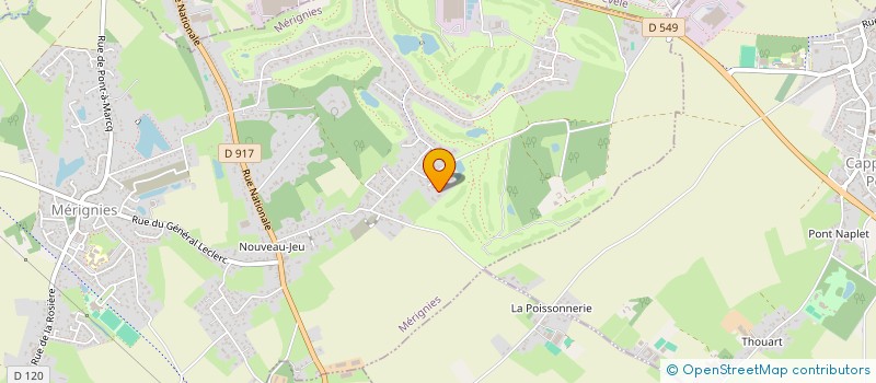localisation de l'entreprise SCI VIOGAS à MERIGNIES