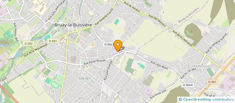 localisation de l'entreprise SCI VIOL  BRUAY-LA-BUISSIERE