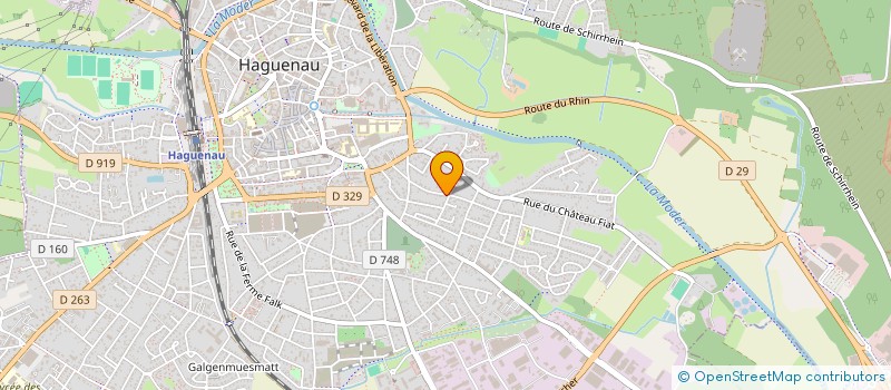 localisation de l'entreprise SCI VIOLAINE & ALEX IMMO  HAGUENAU