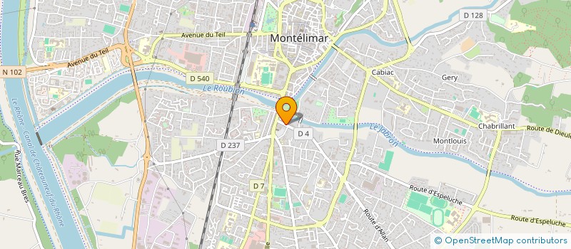 localisation de l'entreprise SCI VIOLENTI RAPIUNT à MONTELIMAR