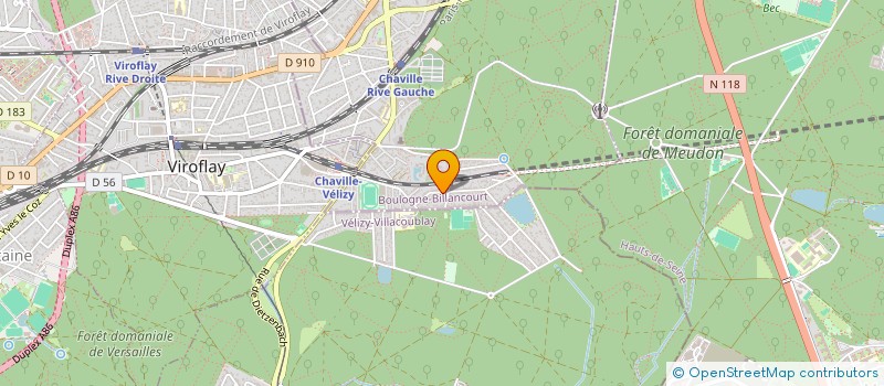 localisation de l'entreprise SCI VIOLET à CHAVILLE