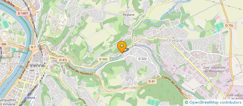 localisation de l'entreprise SCI VIOLETTE  VIENNE