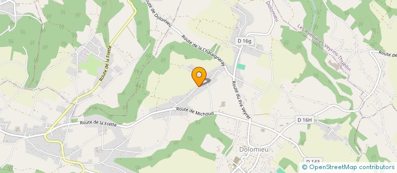 localisation de l'entreprise SCI VIOLETTE  DOLOMIEU