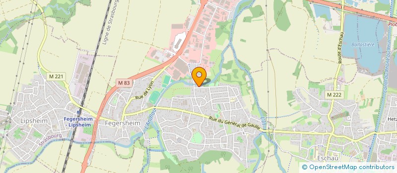 localisation de l'entreprise SCI VIOLETTE COMMUNICATION  FEGERSHEIM