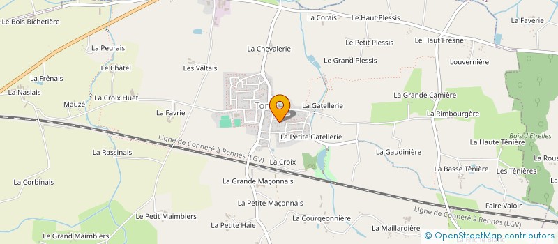 localisation de l'entreprise SCI VIOLLIER  ARGENTRE-DU-PLESSIS