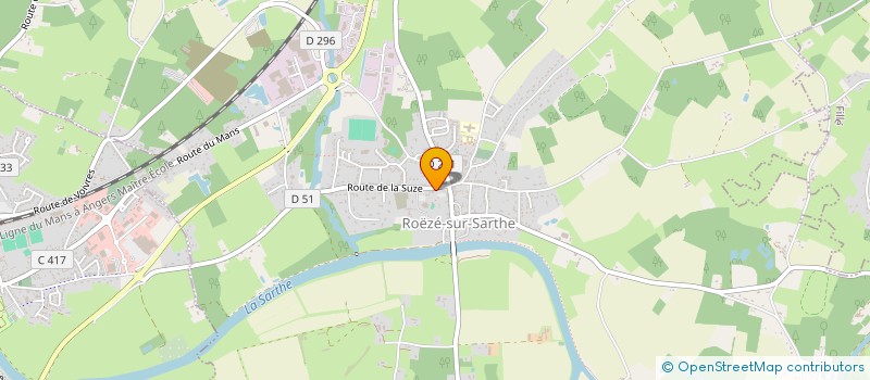 localisation de l'entreprise SCI VION  ROEZE-SUR-SARTHE