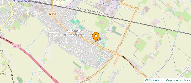 localisation de l'entreprise SCI VION SJ  LA CHAPELLE-D'ARMENTIERES