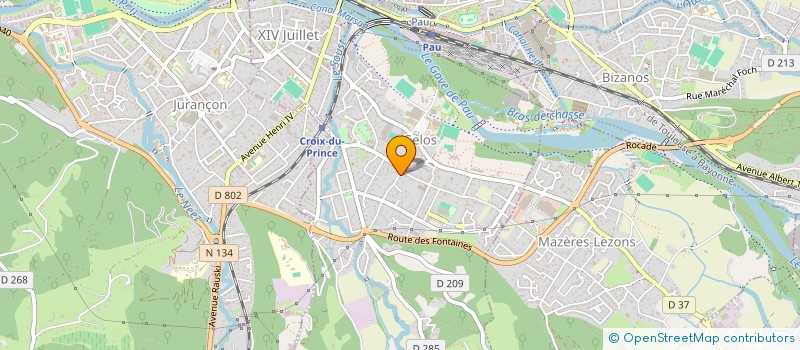 localisation de l'entreprise SCI VIOPJ  GELOS