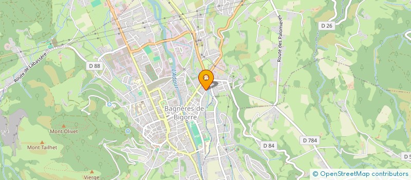 localisation de l'entreprise SCI VIORRAIN  BAGNERES-DE-BIGORRE