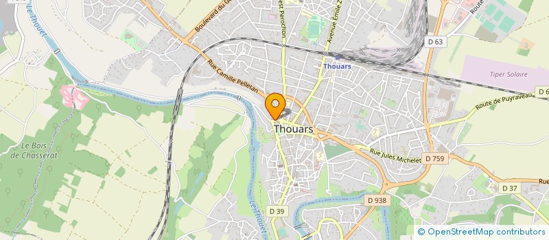 localisation de l'entreprise SCI VIOT DUPLAIX à THOUARS