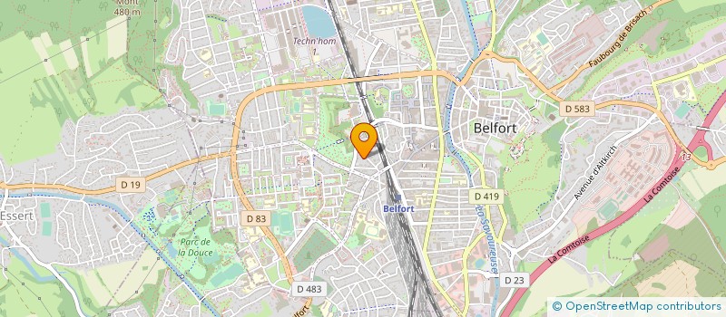 localisation de l'entreprise SCI VIOTTE à BELFORT
