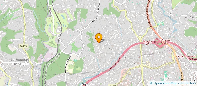 localisation de l'entreprise SCI VIOXX à MOUGINS