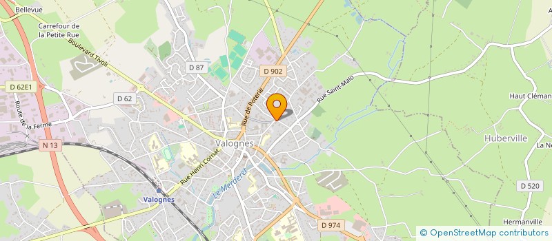 localisation de l'entreprise SCI VIP  VALOGNES