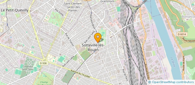 localisation de l'entreprise SCI VIP  SOTTEVILLE-LES-ROUEN