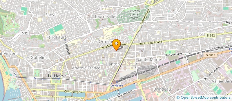 localisation de l'entreprise SCI VIP (VARIOUS INVESTMENT PROMOTION) à LE HAVRE