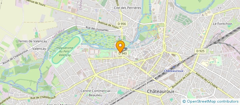 localisation de l'entreprise SCI VIPAJO à CHATEAUROUX