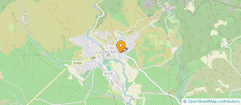 localisation de l'entreprise SCI VIPASSANA à CAUNES-MINERVOIS