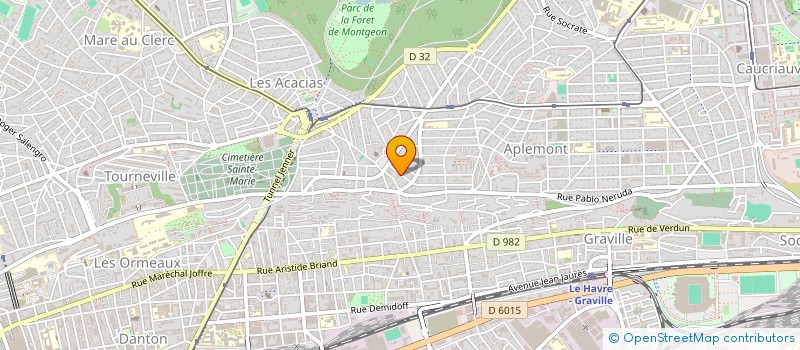 localisation de l'entreprise SCI VIPICALO  LE HAVRE