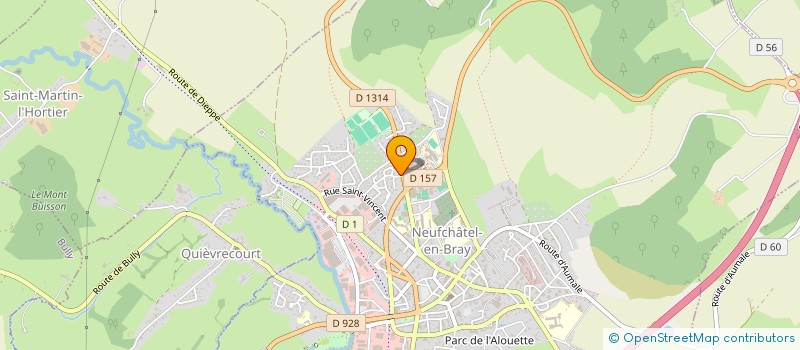 localisation de l'entreprise SCI VIQTOR  NEUFCHATEL-EN-BRAY