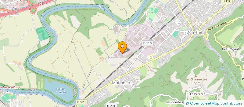 localisation de l'entreprise SCI VIRAGE  DOMENE