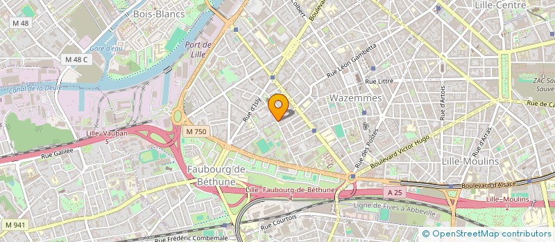 localisation de l'entreprise SCI VIRAGO à LILLE