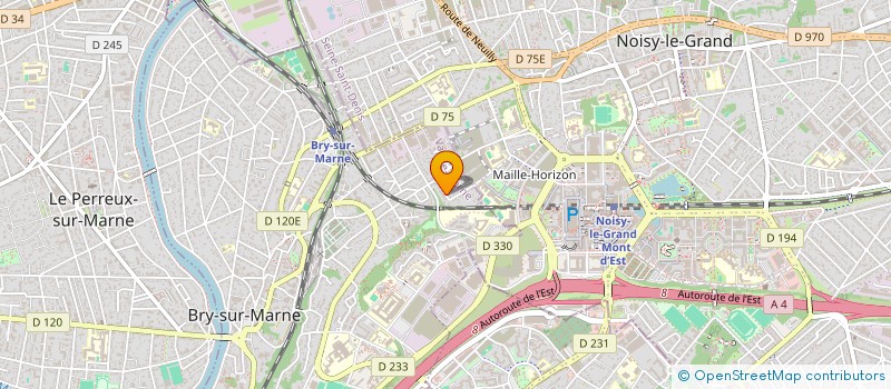 localisation de l'entreprise SCI VIRANTY  BRY-SUR-MARNE