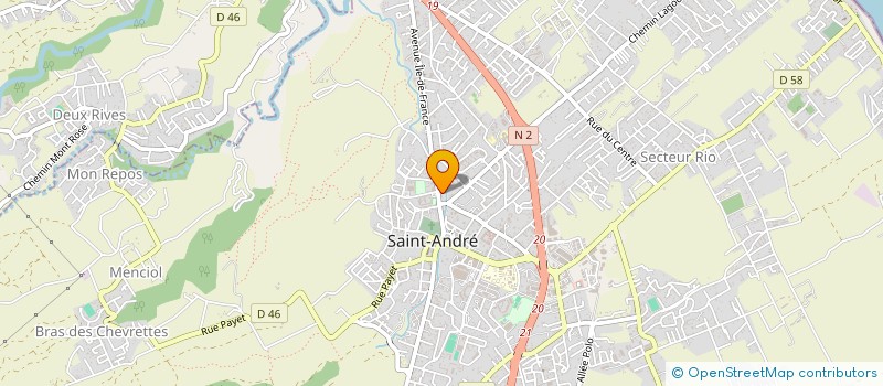 localisation de l'entreprise SCI VIRAPIN-APOU à SAINT-ANDRE
