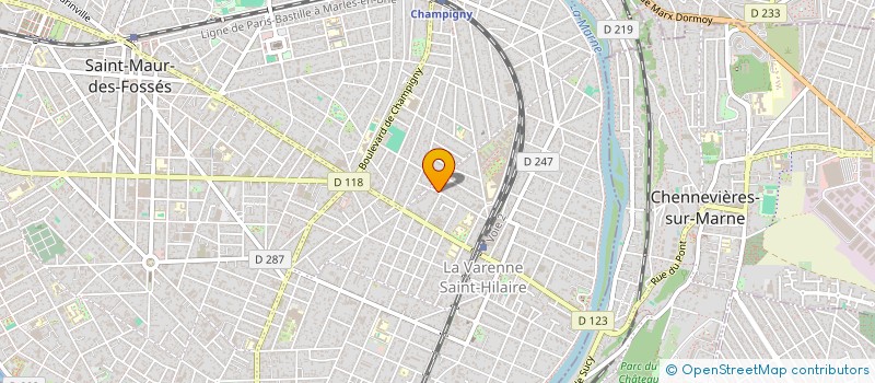 localisation de l'entreprise SCI VIRARGUES à SAINT-MAUR-DES-FOSSES